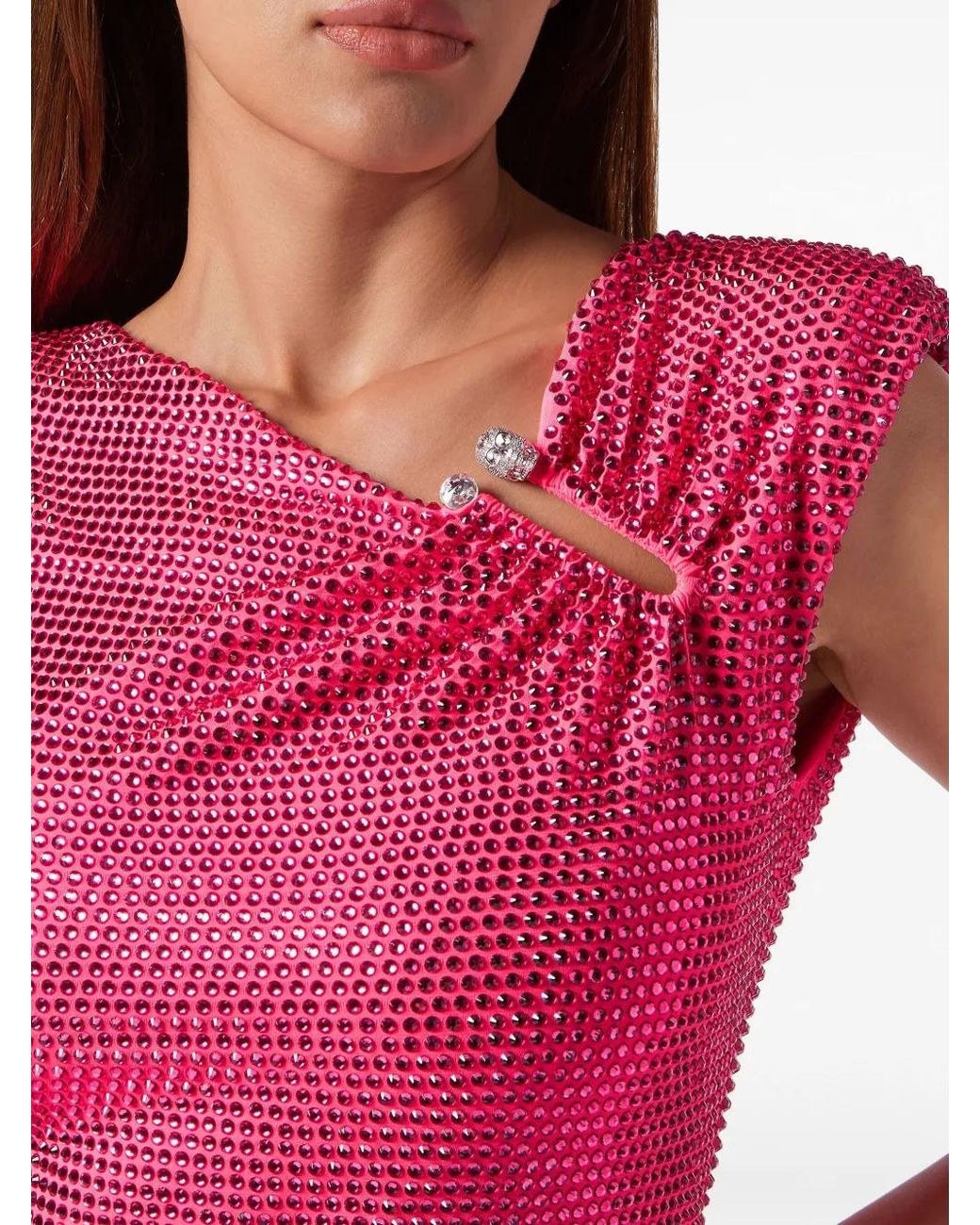 Philipp Plein Pink Mini Dress