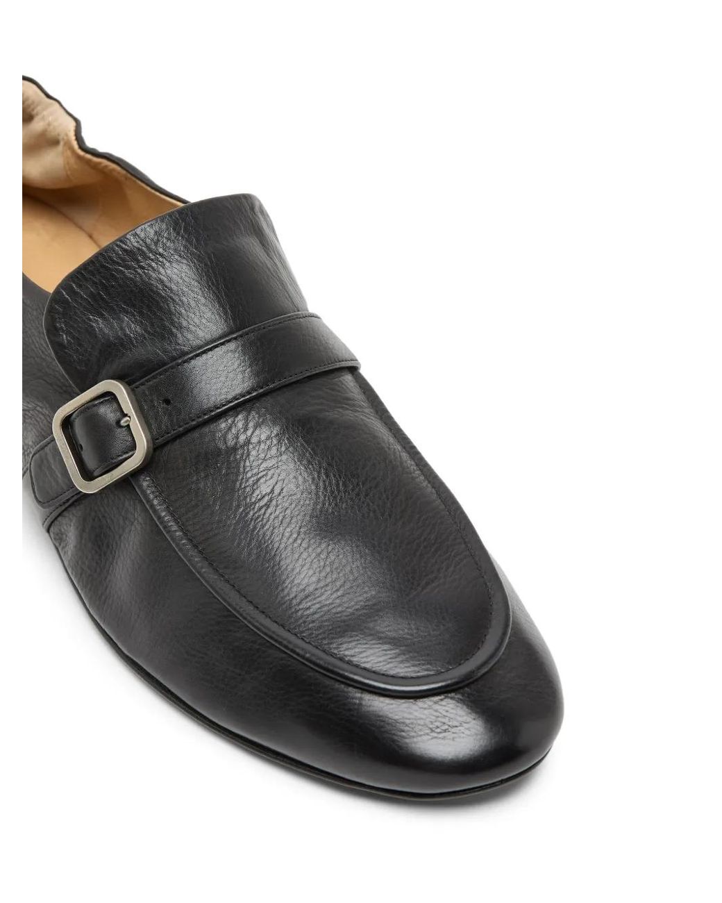 Marsèll Black Mandolo Leather Loafers for men