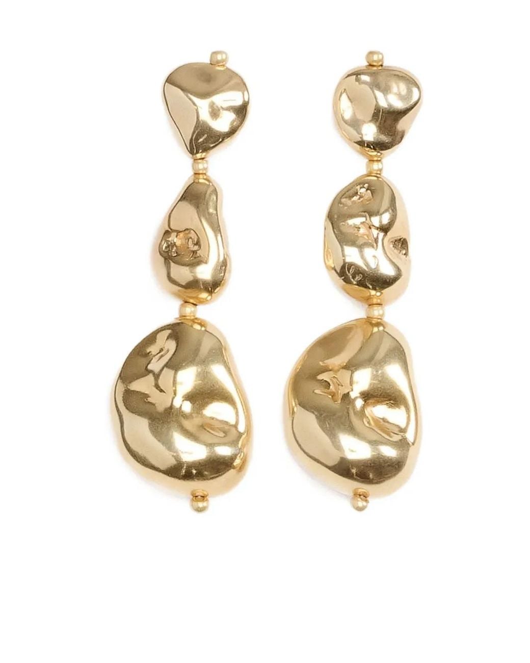 Fabiana Filippi Metallic Drop Earrings