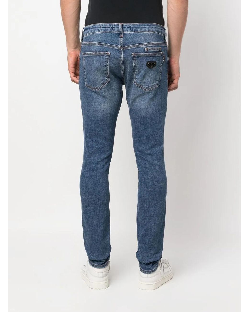 Philipp Plein Blue Slim-Fit Jeans for men