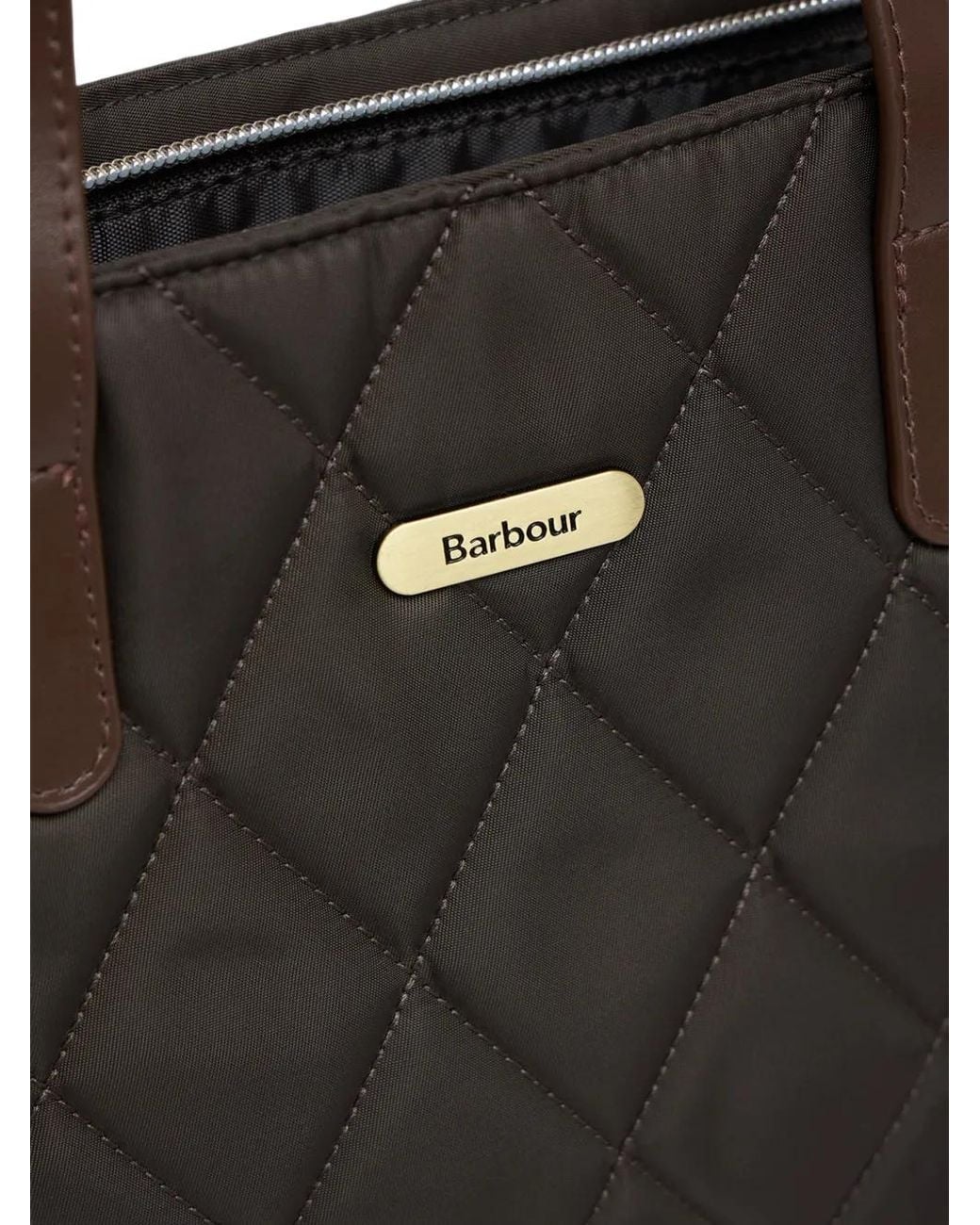 Barbour Black Shopper Mit Steppung