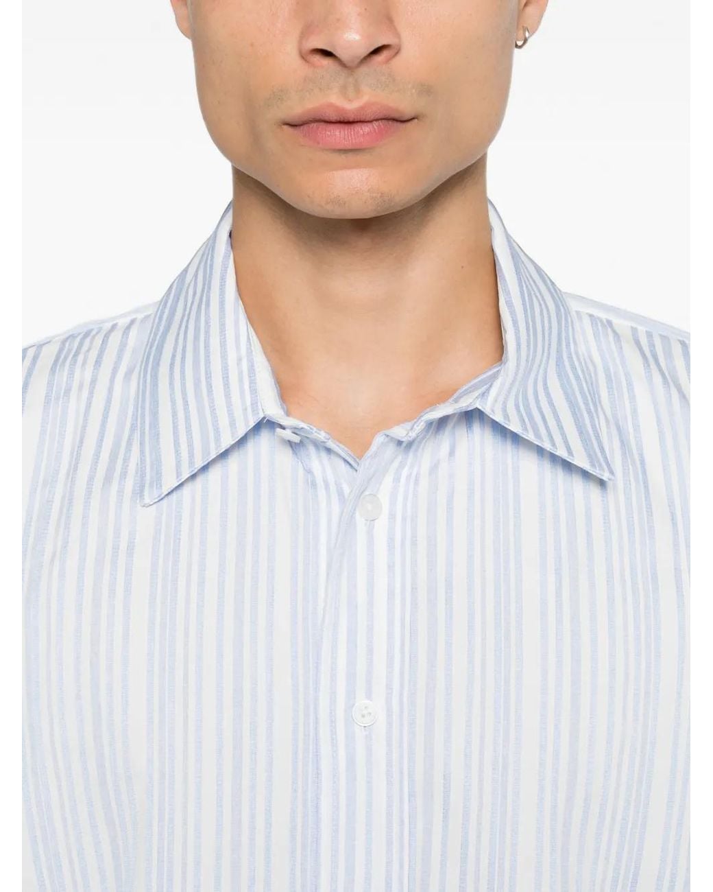 Camicia A Righe di Jonathan Simkhai in White da Uomo