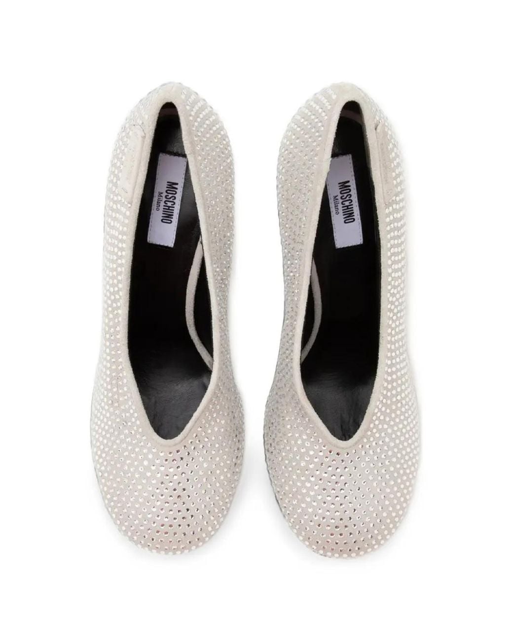 Moschino White Duck Pump Cenerentola Pumps