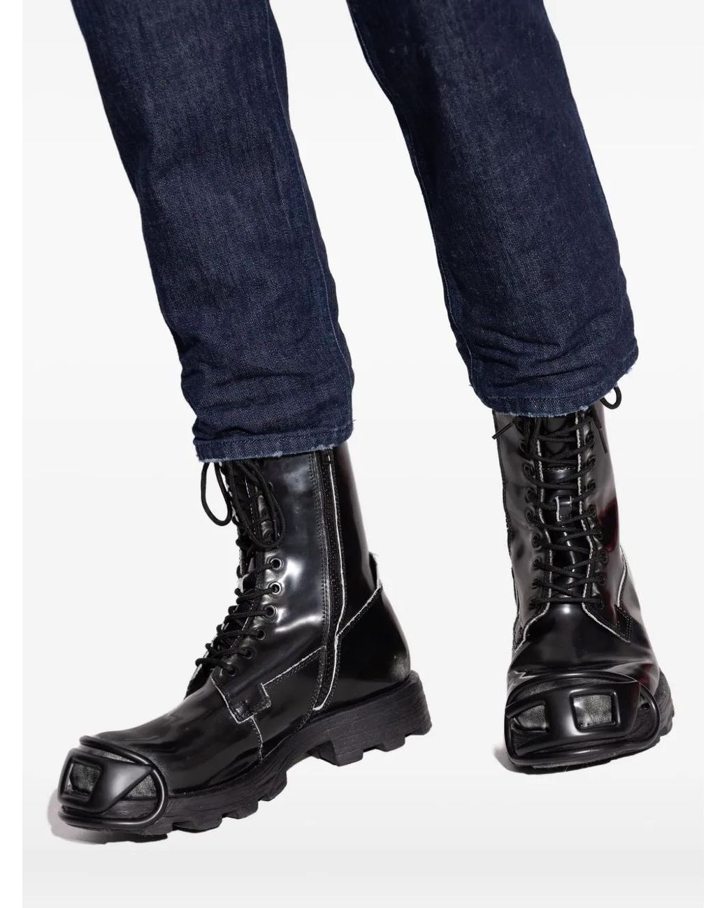 Stivali D-Hammer di DIESEL in Black da Uomo