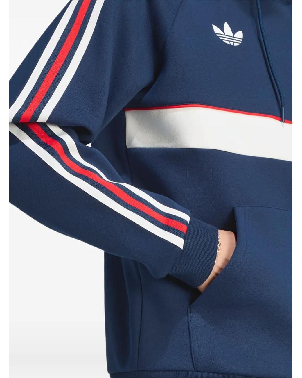 Adidas Blue Fc Bayern Muenchen Og Hoodie for men