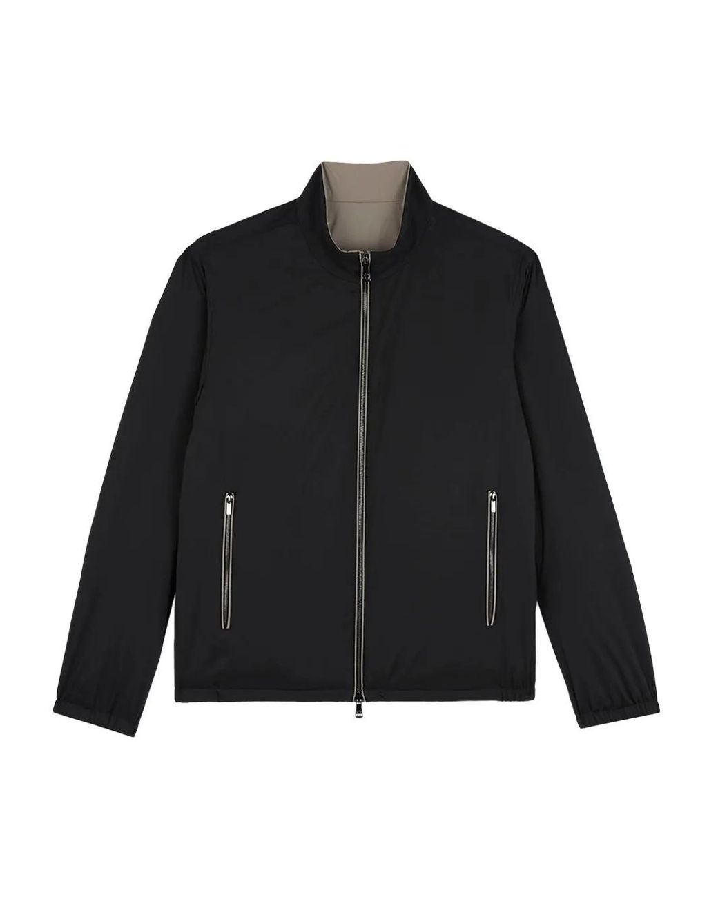 Paul & Shark Black Typhoon Platinum Reversible Jacket for men