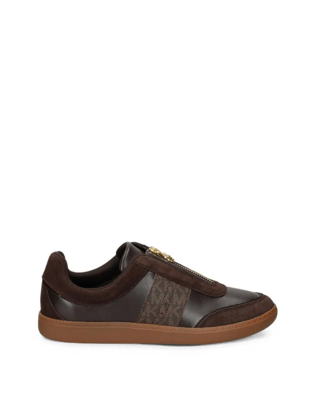 MICHAEL Michael Kors Brown Jovie Sneakers With Front Closure