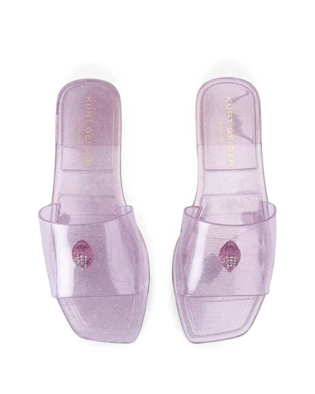 Kurt Geiger Pink Maddison Slides