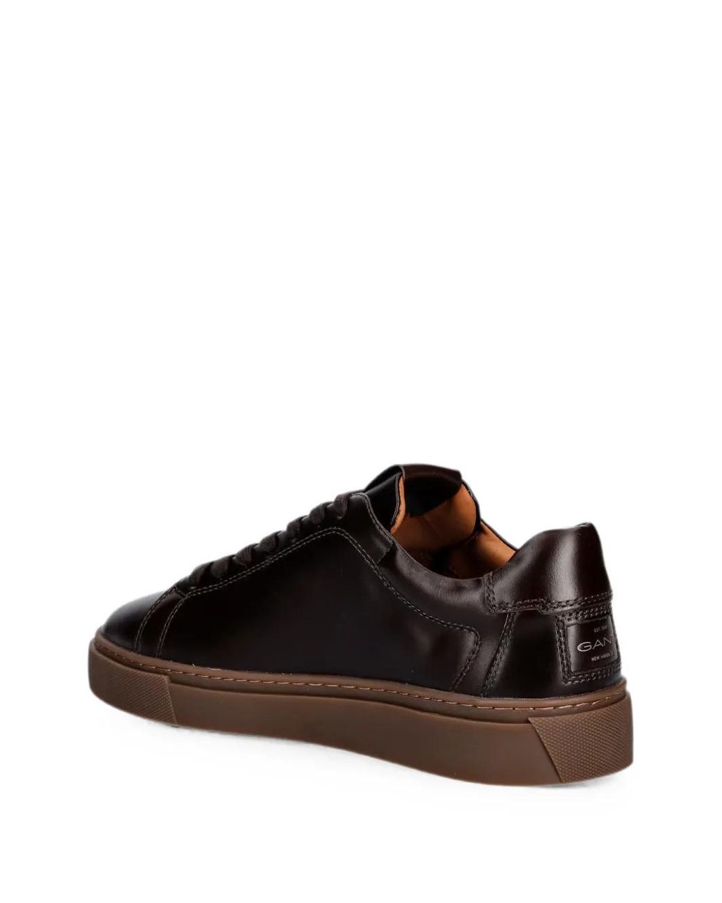 Gant Black Lace-Up Leather Sneakers for men