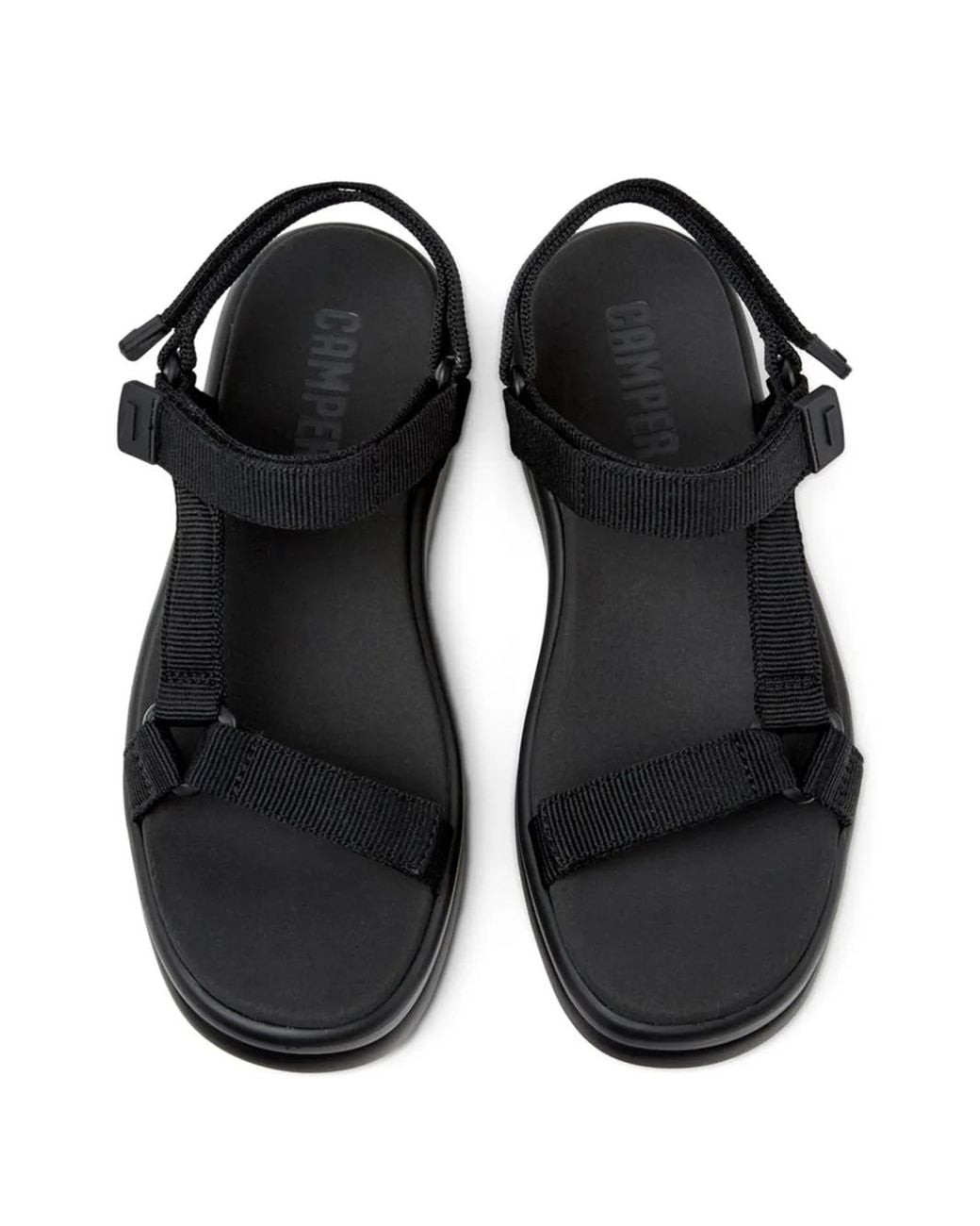 Camper Black Pelotas Flota Up Sandals
