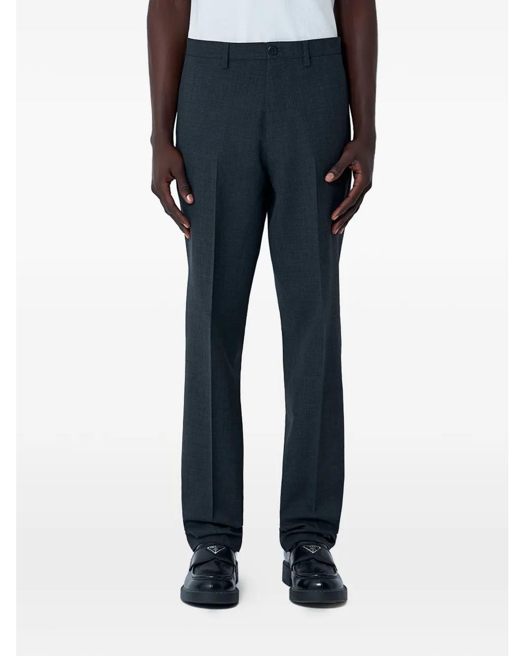 Prada Hose Mit Knöpfen in Blue für Herren