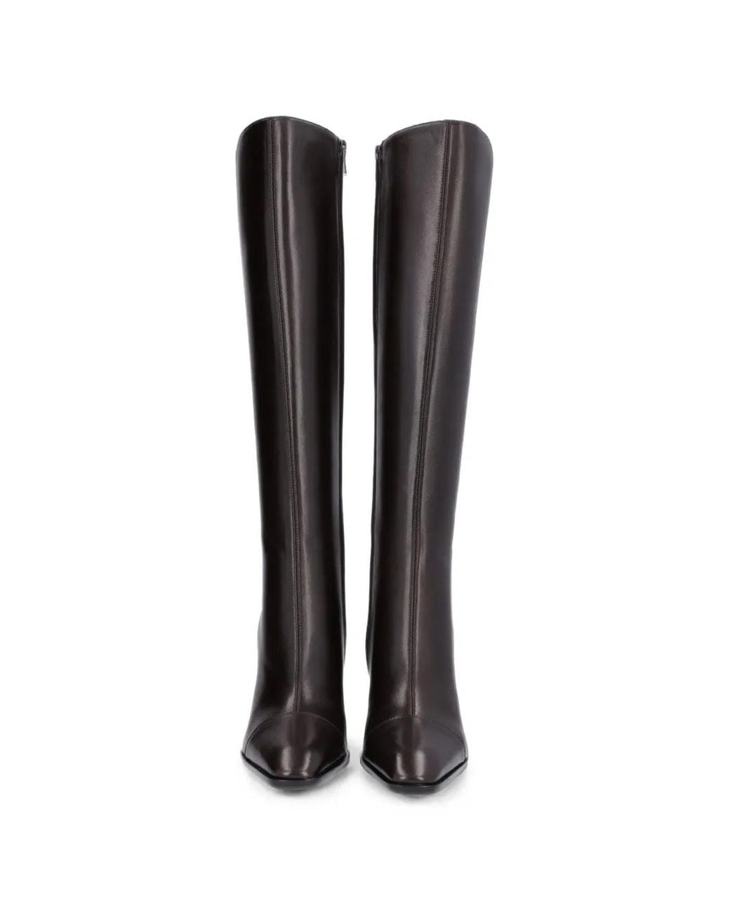 Saint Laurent Black Venetia Boots