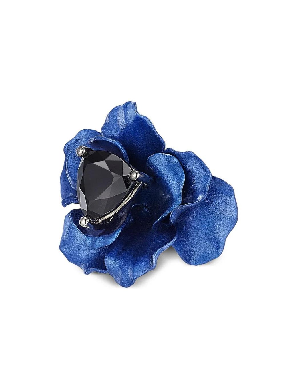 Anabela Chan Blue 14K And 18K Vermeil Midnight Diamond Earrings