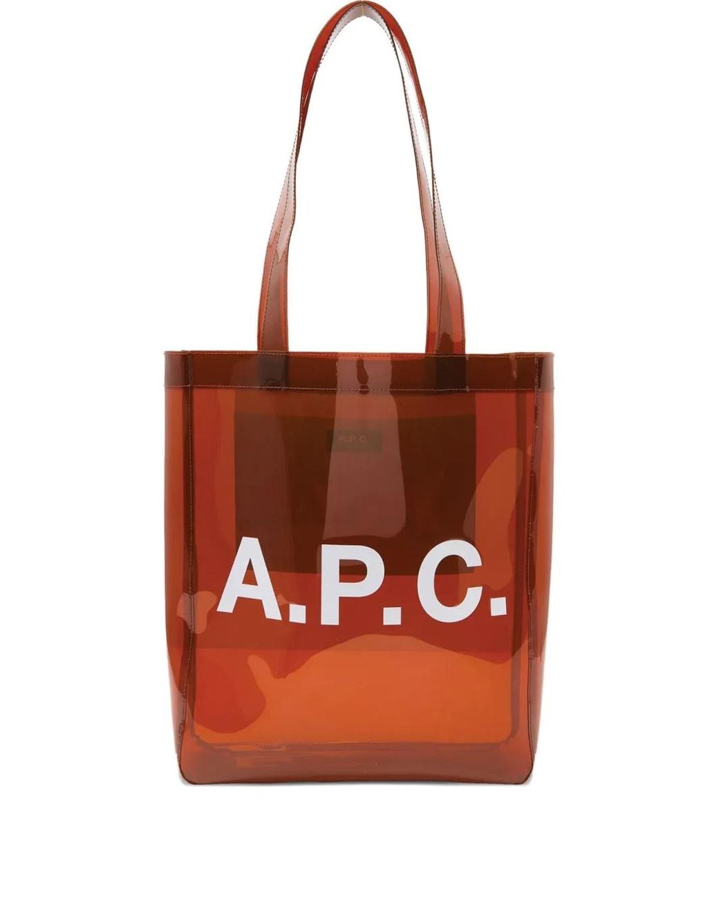 A.P.C. Red Shopper Mit Logo-Print