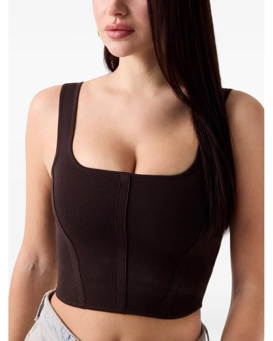 Guess Black Eco Esme Corset Top