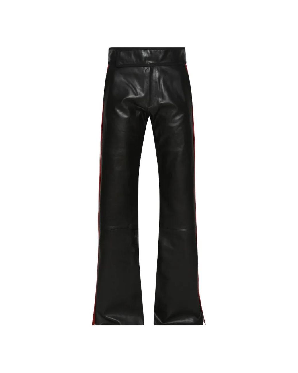 Marking Distance Black Easyrider Leather Trousers for men
