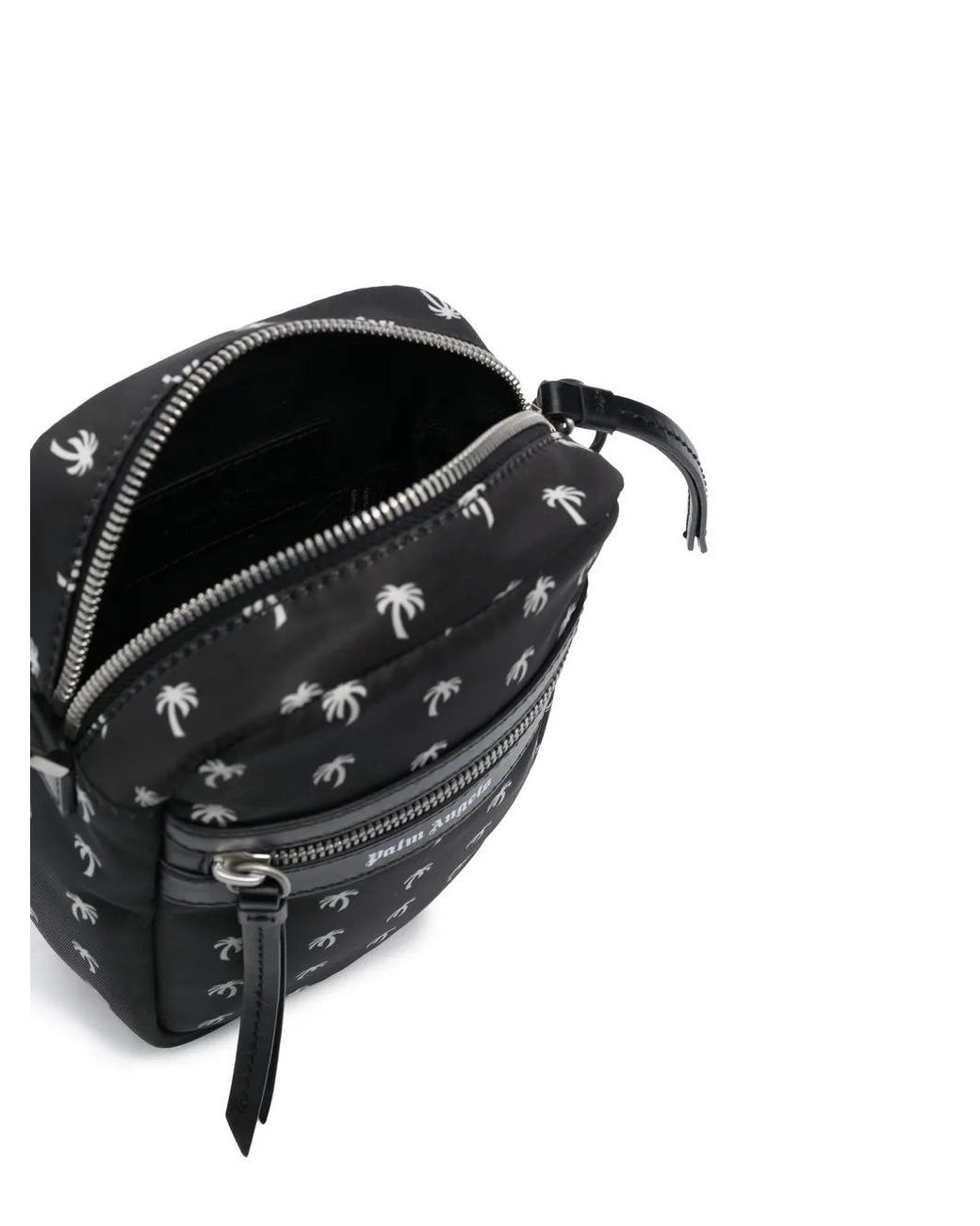 Palm Angels Black Mini Palms Crossbody Bag for men