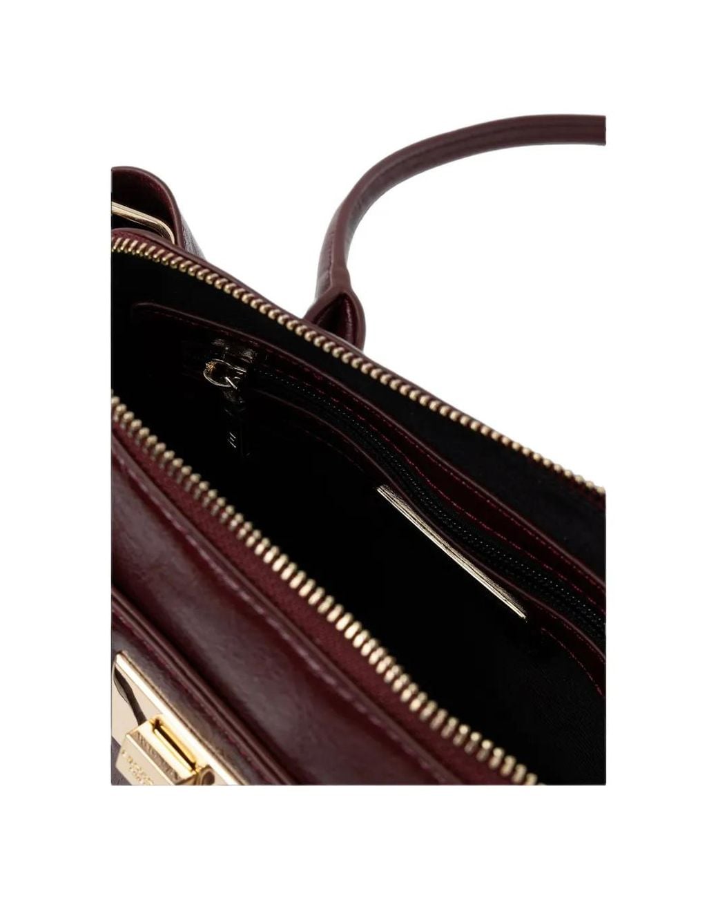 Ermanno Scervino Brown Twist-Lock Shoulder Bag
