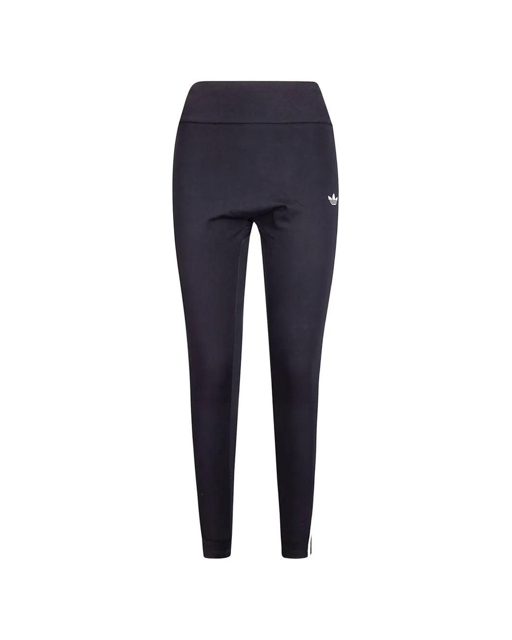 Adidas Blue 3-Stripes Leggings
