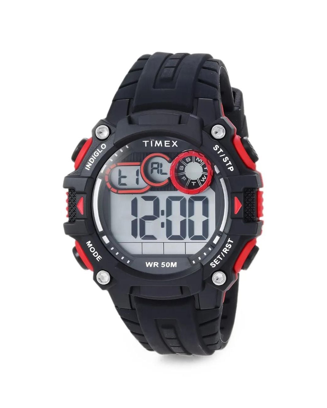 Timex Blue Dgtl Indiglo 48Mm Watch for men
