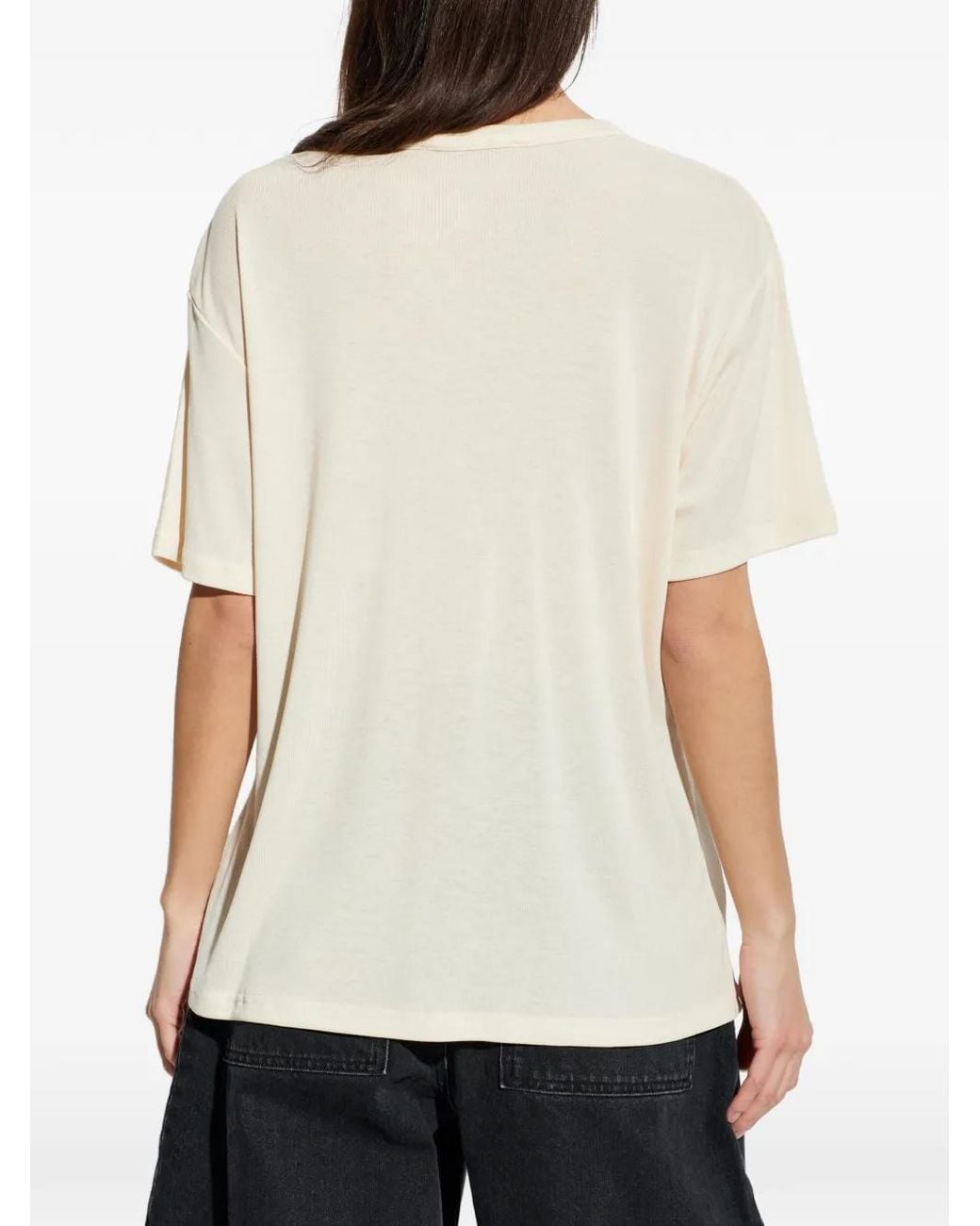 Studio Nicholson White Rond Short-Sleeve T-Shirt