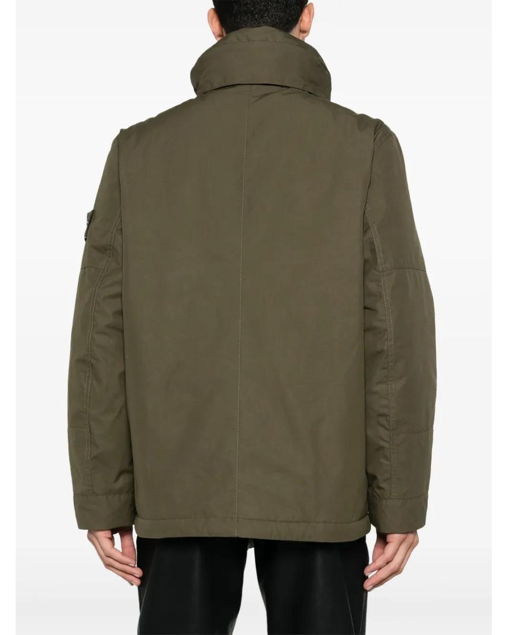Stone Island Green Ghost Coat for men