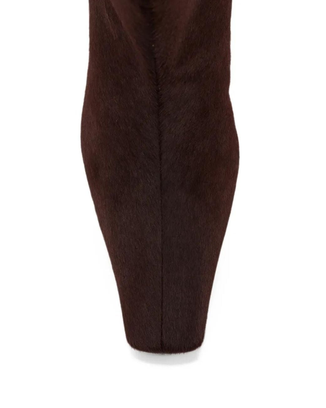 Khaite Brown Ona Heeled Ankle Boots
