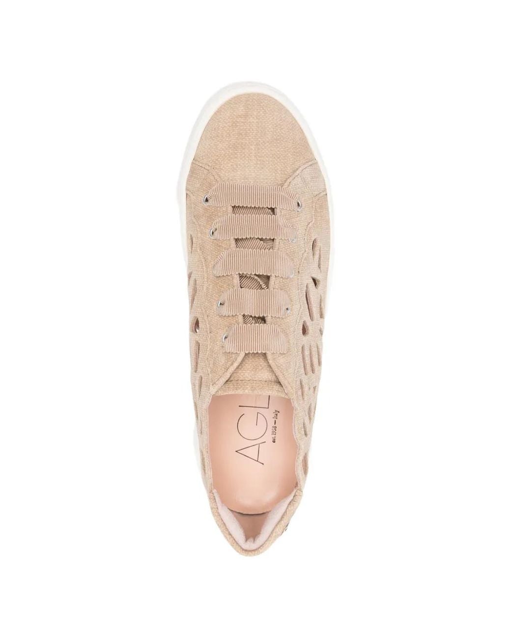 Agl Attilio Giusti Leombruni Natural Mandi Cut-Out Sneakers