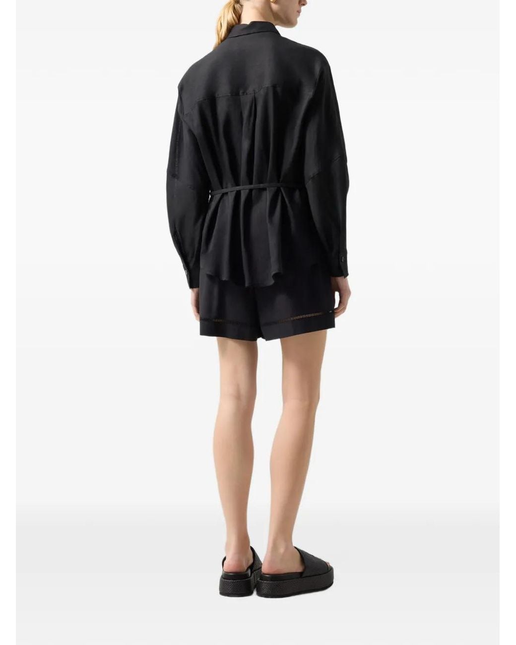 Bogner Black Catrina Classic-Collar Shirt