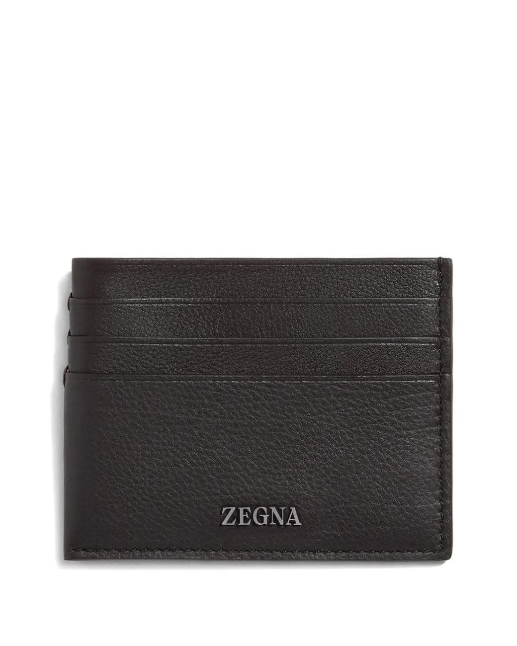 Zegna Black Secondskin Card Case for men