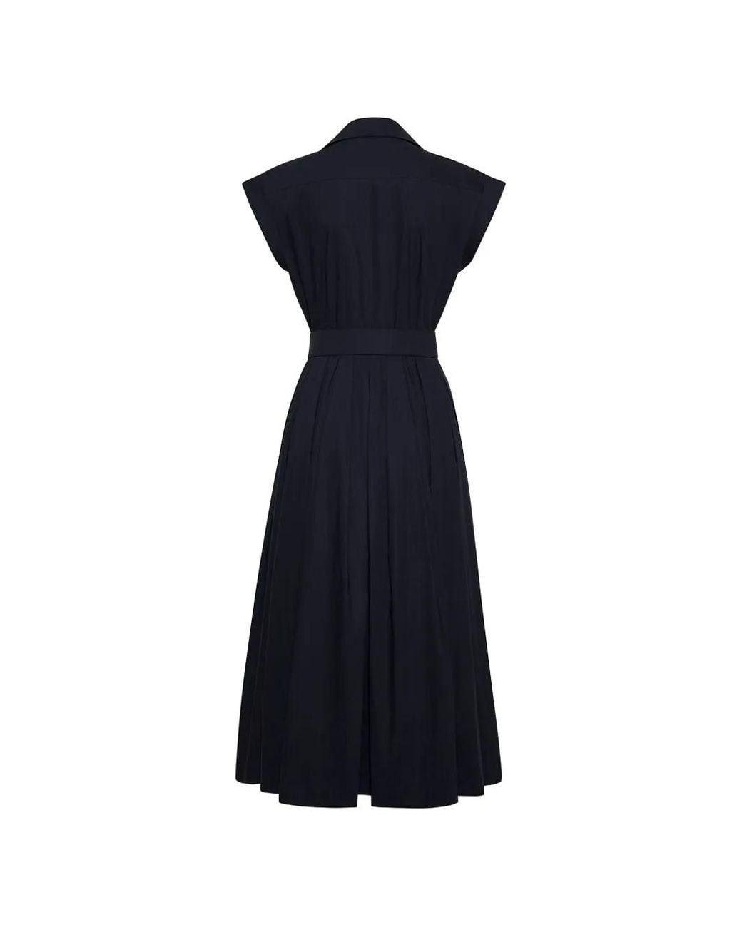 Cara Cara Blue Octavia Belted Midi Dress