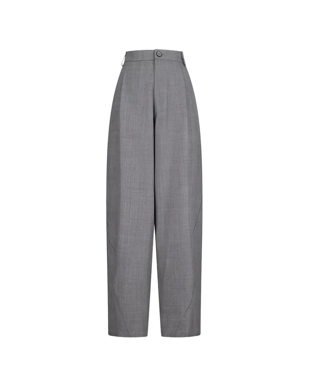 DARKPARK Gray Phebe Wide-Leg Trousers