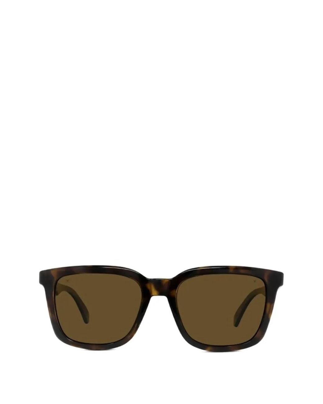 Vuarnet Brown Tortoiseshell-Effect Square-Frame Sunglasses