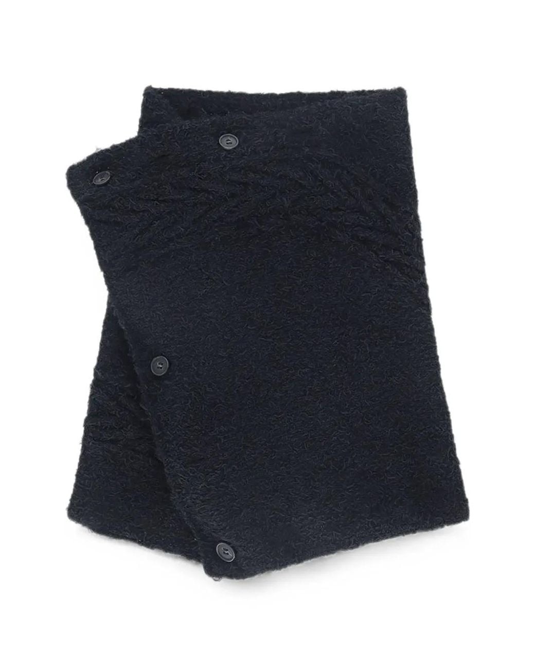 _J.L - A.L_ Blue Écharpe Lucone À Boutons for men