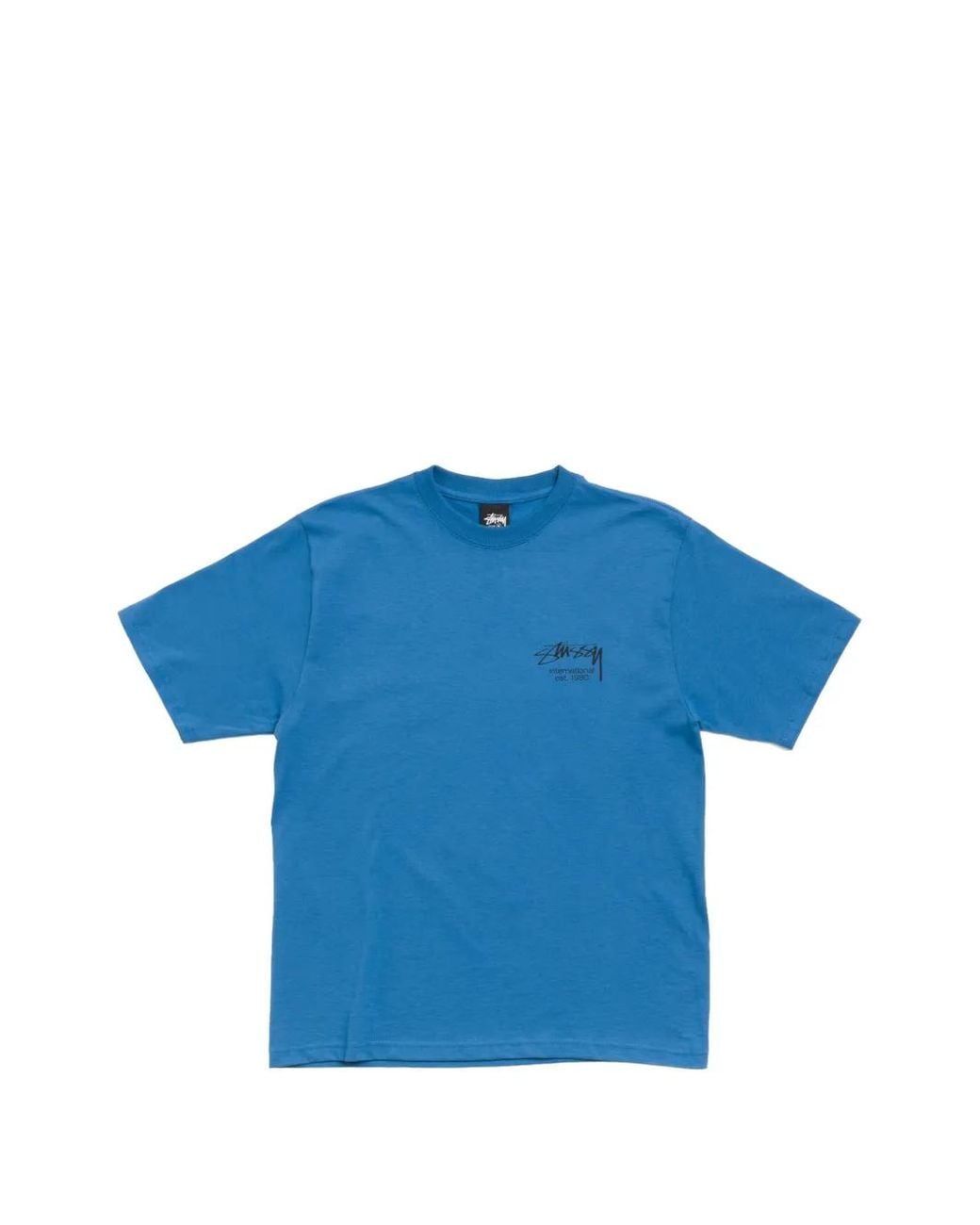 Stussy Blue Dice Clock T-Shirt