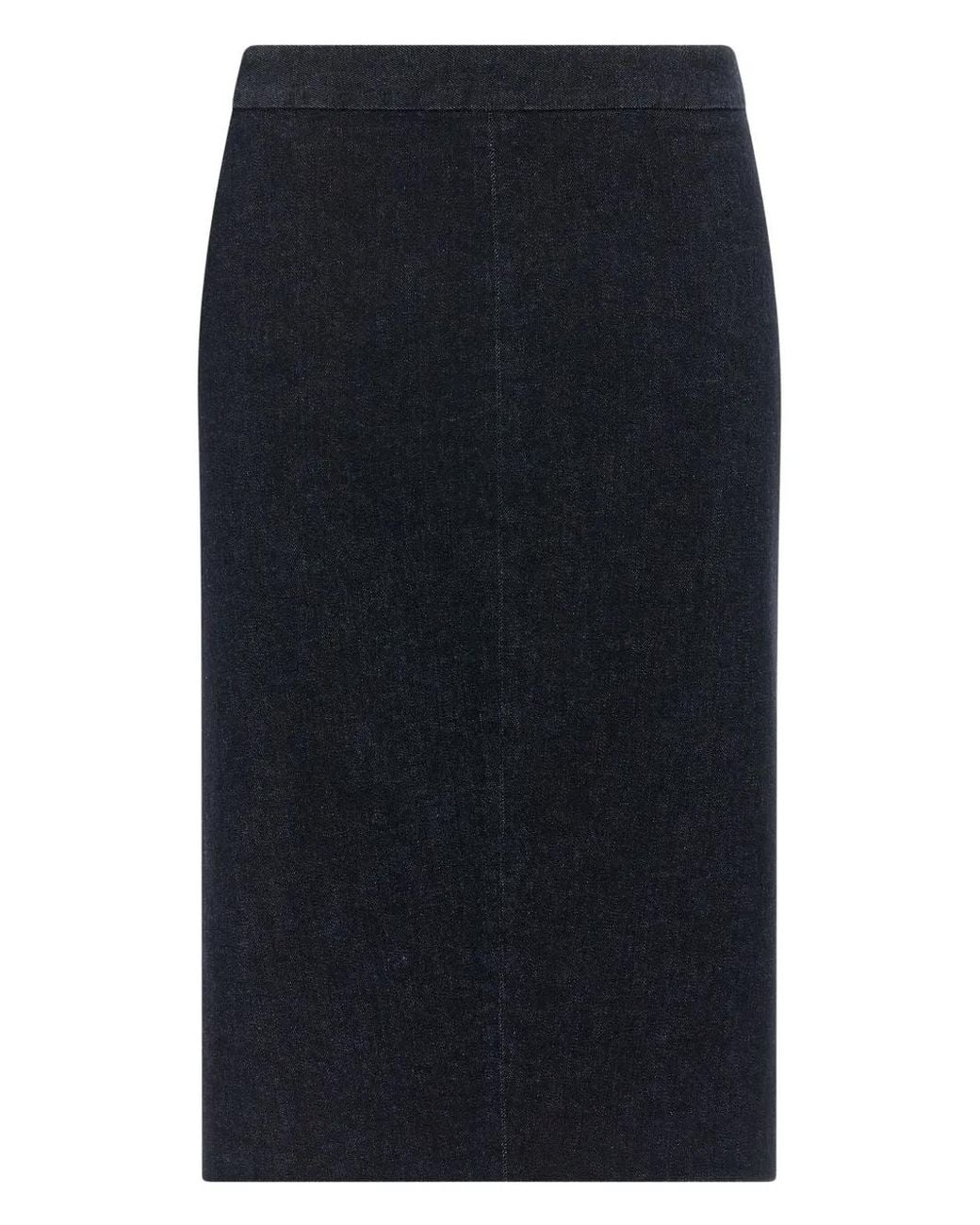 Tom Ford Blue Denim Midi Skirt