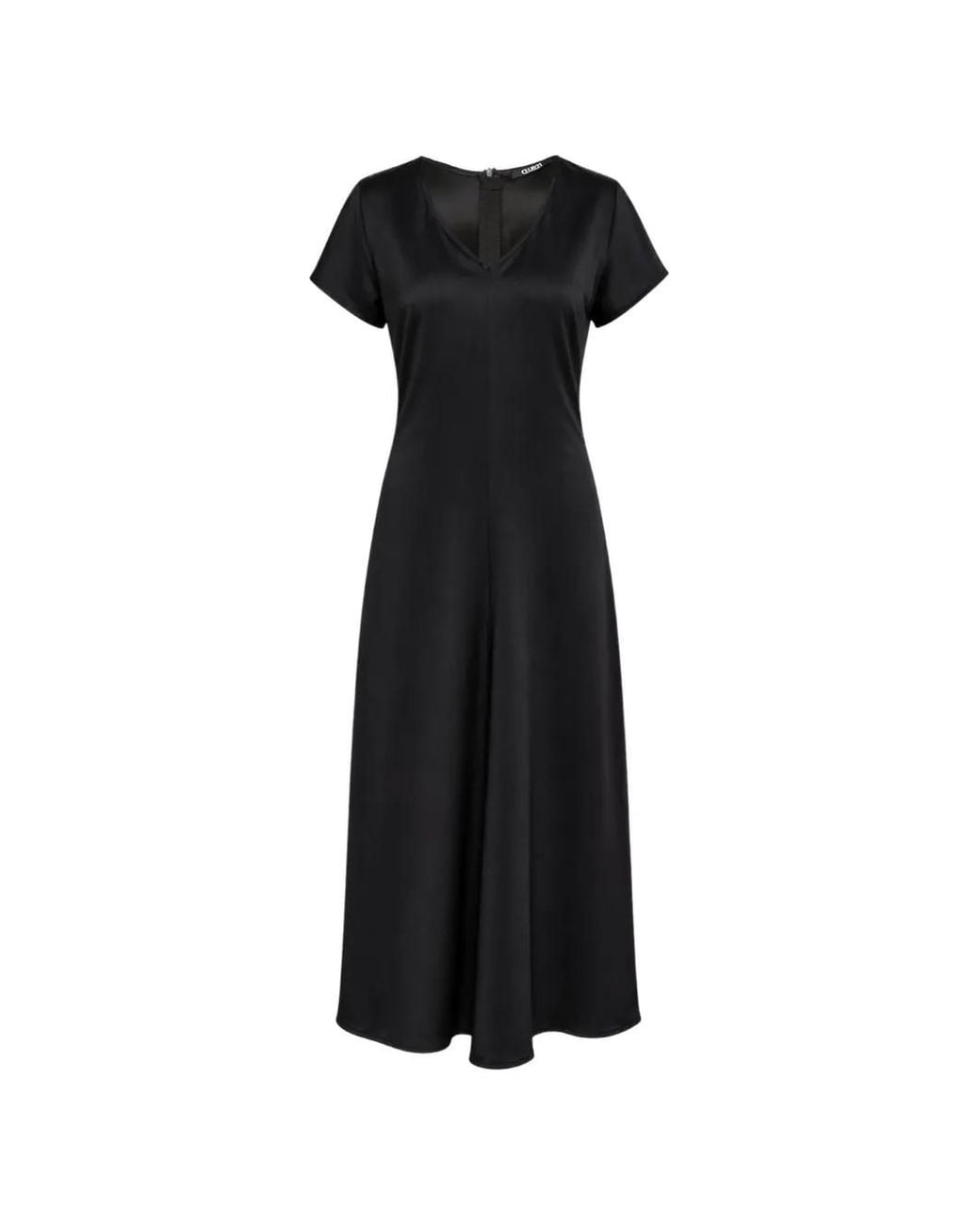 Club21 Collection Black Ophelie V-Neck Dress