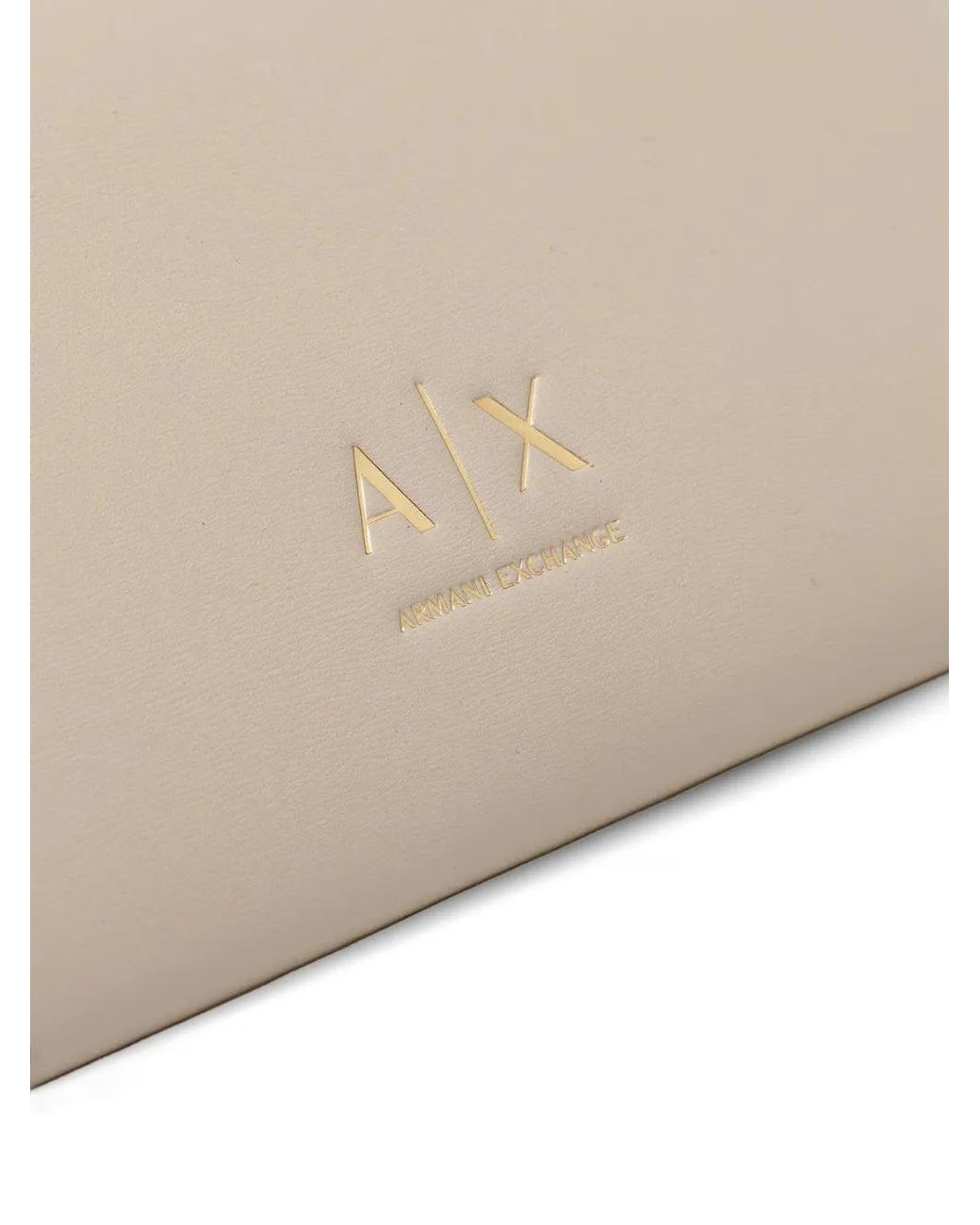 ARMANI EXCHANGE Natural Logo-Detail Shoulder Bag
