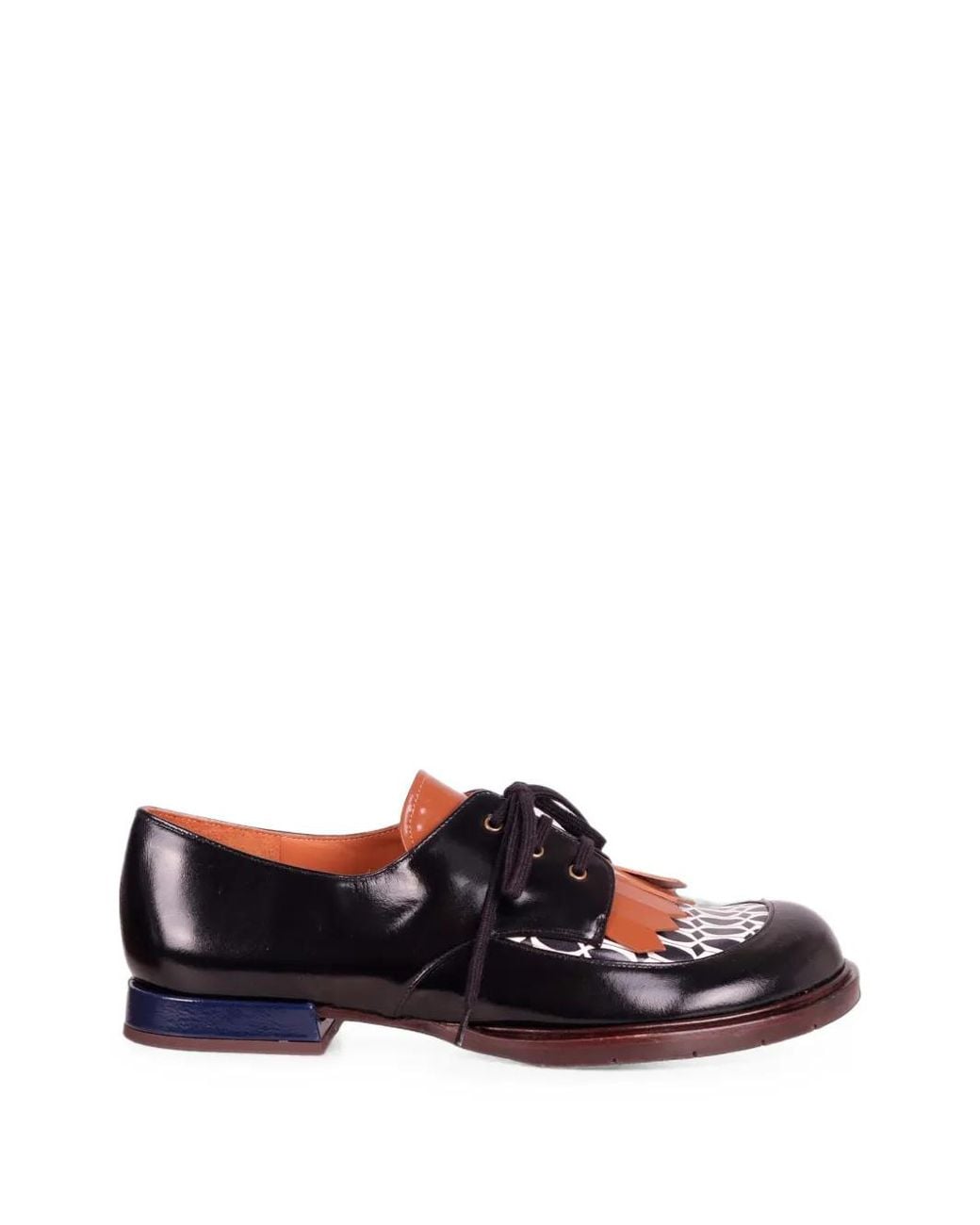 Chie Mihara White Jeripa Fringed Leather Shoes
