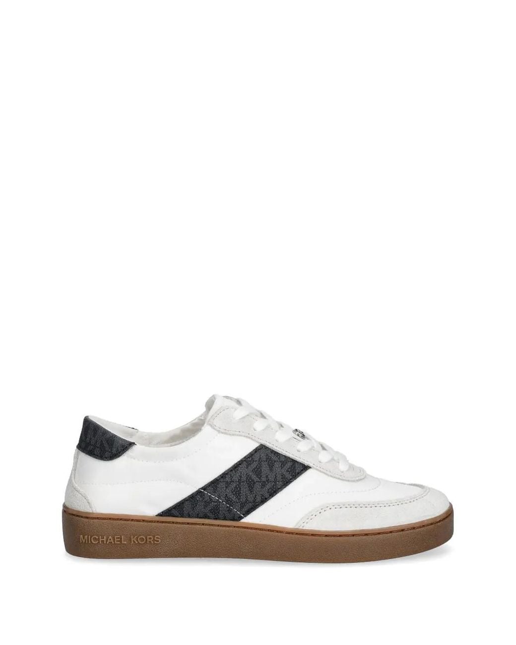 MICHAEL Michael Kors White Kaycee Logo-Detail Sneakers