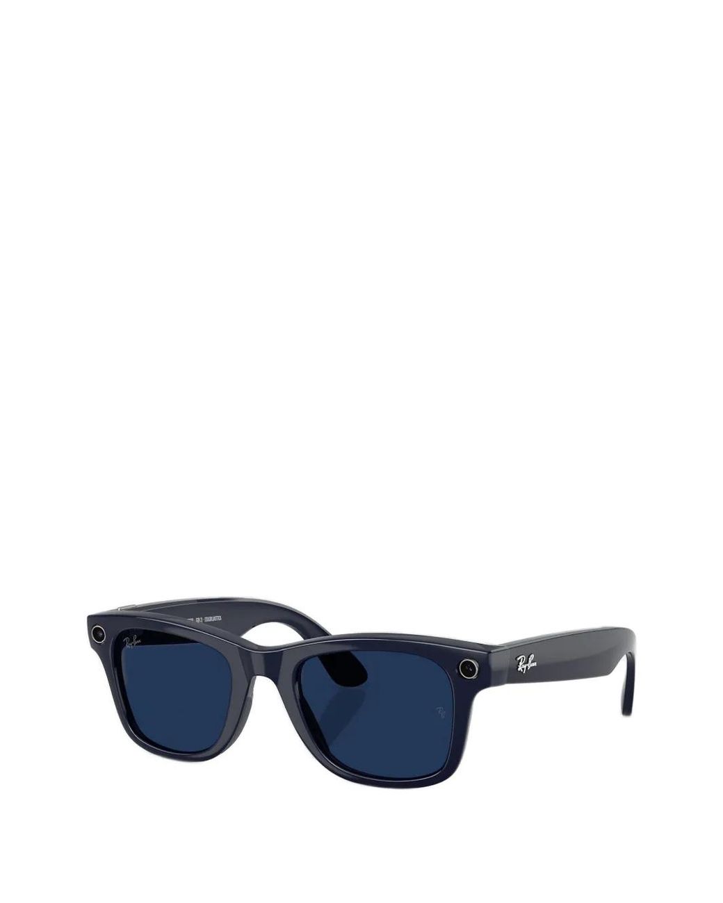 Ray-Ban Black Rectangle-Frame Glasses