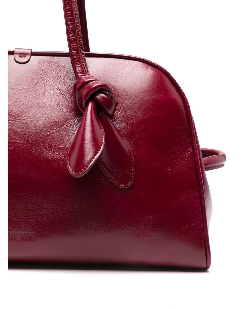 Jacquemus Red Knotted Bag With Top Handle