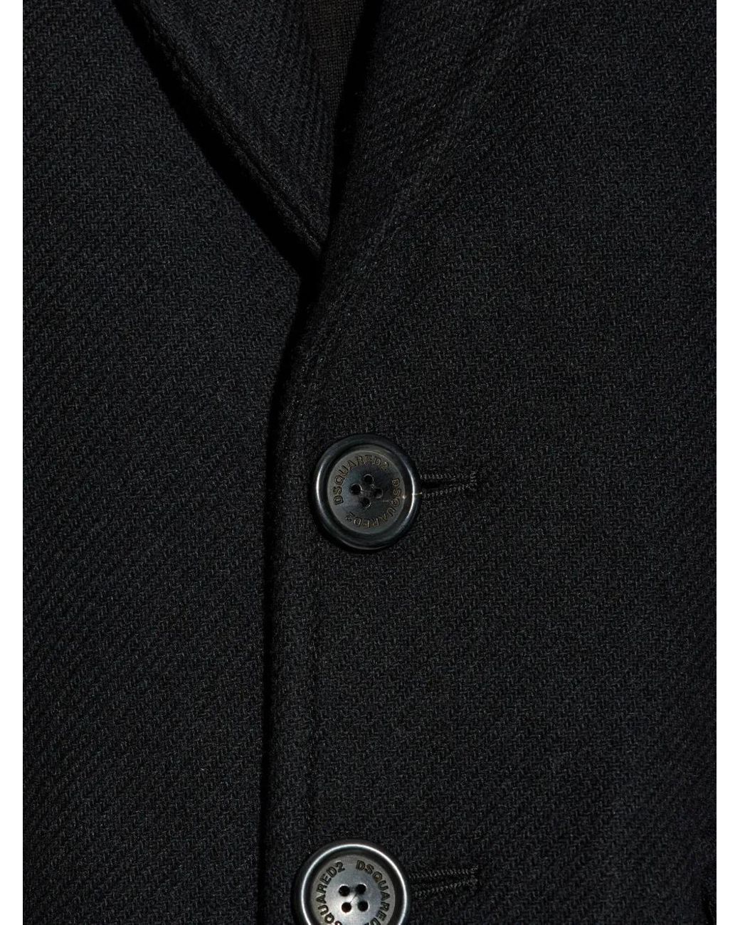 DSquared² Jas Van Wolmix in het Black
