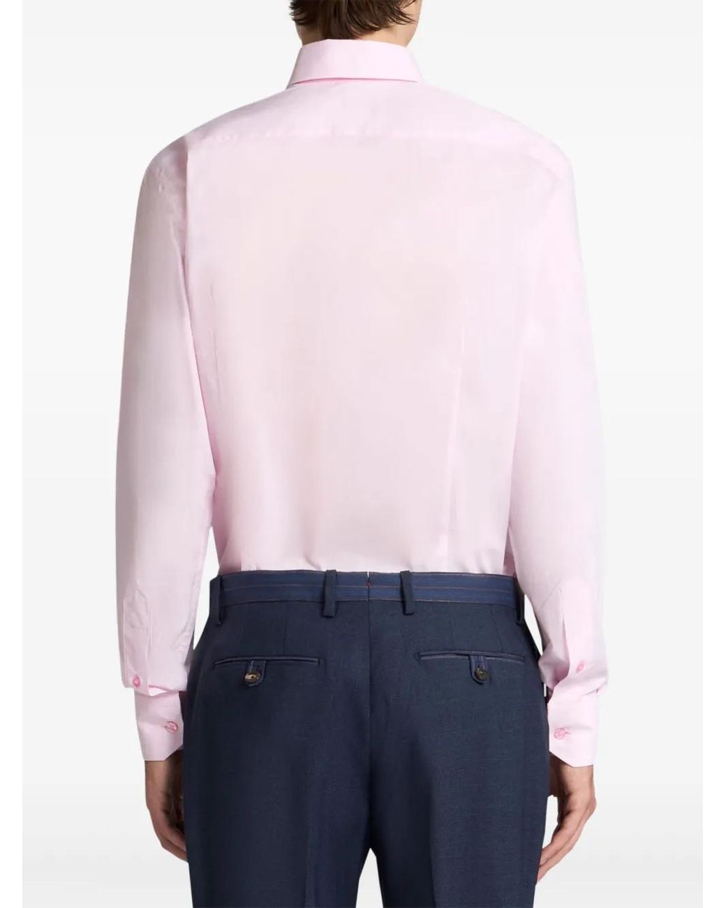 Camisa Con Botones Etro de hombre de color Pink