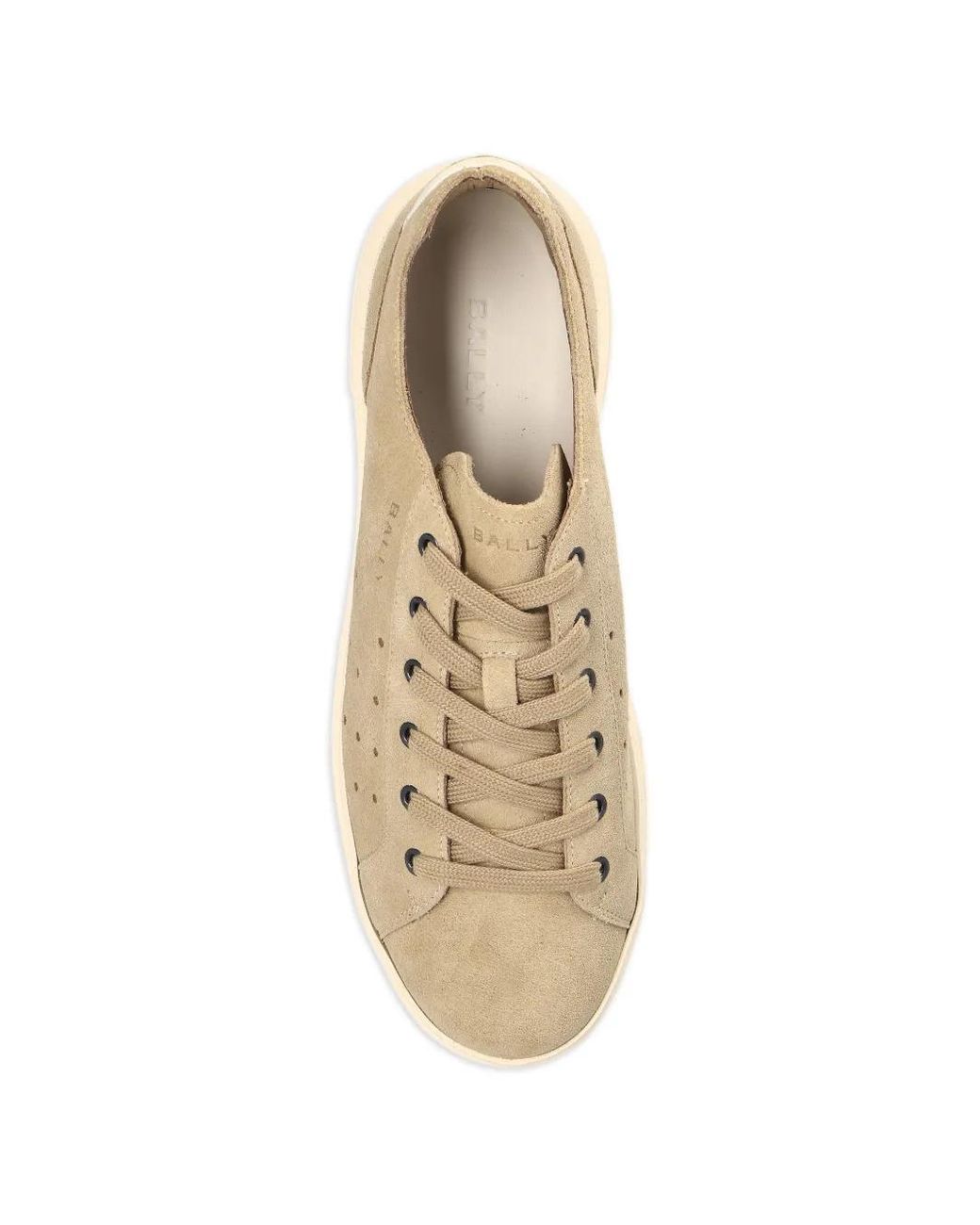Bally Natural Baskets Lift En Daim À Design Perforé for men