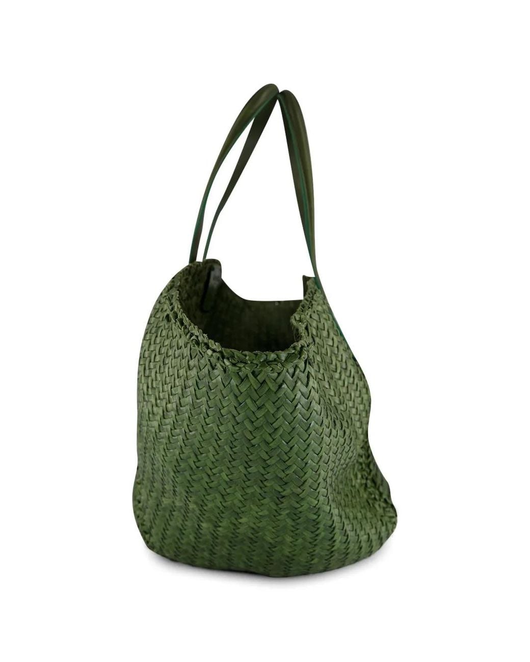 Dragon Diffusion Green Teresa Woven Tote Bag