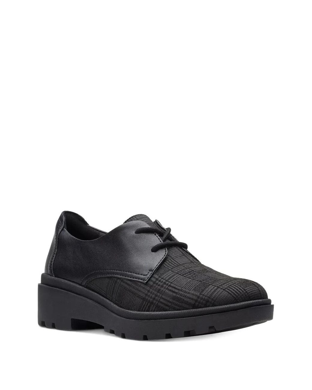 Clarks Black Calla Ruby Oxford Shoes
