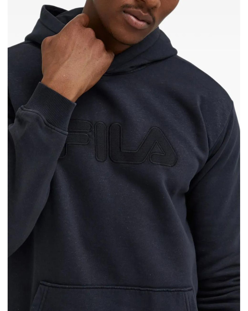 Fila Blue Bischkek Logo Hoodie for men