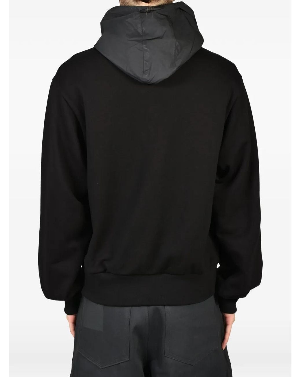 ryaw Black Seve Zip-Up Hoodie for men
