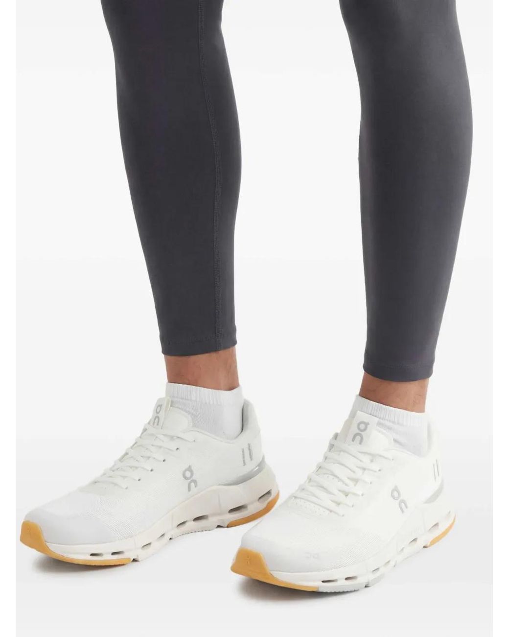 On Shoes White Cloudnova Form 2 Sneakers